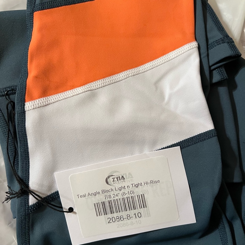 Teal Angle Block Light ‘n Tight -NWT